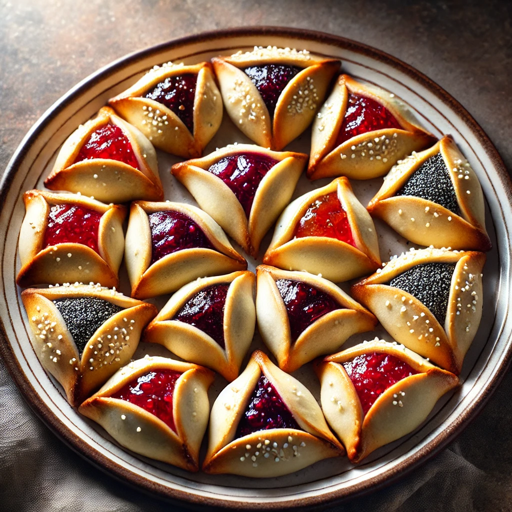 Hamantaschen-cookies